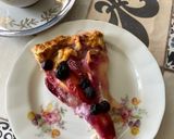 Ricottás-áfonyás-ringlószilvás gyümölcstorta recept fázis 5 fotója