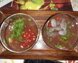 A picture of step 4 of Pomegranate mojito mocktail.