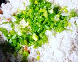 A picture of step 9 of Chilli Chicken with Fried rice.