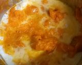 A picture of step 1 of Mango mastani.