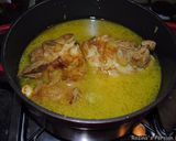 A picture of step 6 of Persian dill and fava beans rice with lamb shank (baghali polow BA mahichey).