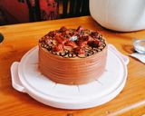 Foto del paso 7 de la receta: Torta de chocolate con fresas ! estilo repostería coreana 💞✨