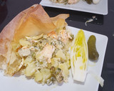 Foto del paso 5 de la receta: Pastel de salmón y espárragos con masa filo