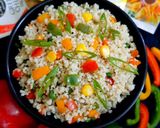 வரகு அரிசி ப்ரைட் ரைஸ் (kodo millet fried rice recipe in tamil) ரெசிபி ஸ்டேப் 4 புகைப்படம்