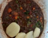 A picture of step 7 of My Minced Beef Hotpot 🤗.