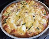 Cukiniowa fritata ze smażonym karasiem krok przepisu 7 zdjęcie