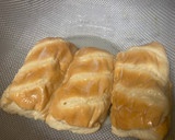 Foto del paso 4 de la receta: Torrijas de pan de leche en freidora de aire