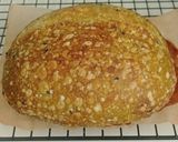 Foto langkah ke 24 dari resep Wijen Hitam Putih Pandan Sourdough Bread (Open Bake Method).
