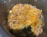 A picture of step 1 of Sponge gourd masala.