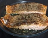 Foto del paso 4 de la receta Cena rápida - Salmón al horno sobre puré de boniato con bimi