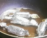 A picture of step 6 of Chicken chocolate kebabs.