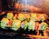 A picture of step 9 of Paneer Makhmali Tikka.
