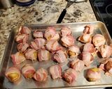 A picture of step 2 of Bacon Wrapped Potatoes.
