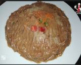صورة لخطوة 8 من وصفة فول بالخضار🥕🍅 والطحينة بطشة الخل والثوم 😋