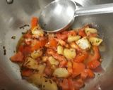 A picture of step 3 of Jeera Aalu Tamater.