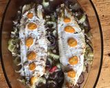 Une image de l'étape 12 de Filets de loup de mer au céleri branche,oignon rouge et kumquat.