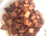 A picture of step 4 of Maida biscuit or diamond cuts biscuit.