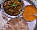 A picture of step 6 of Tindora masala.