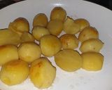 Sült csirkemell gombamártással és sültkrumplival recept fázis 6 fotója