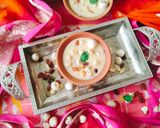 A picture of step 4 of Makhana kheer.