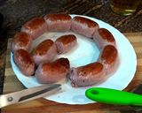 Foto del paso 3 de la receta Salchichas a la cerveza con patatas, receta fácil y económica