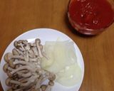 A picture of step 2 of Easy Omurice with Mushroom Demi-Glace Sauce.