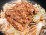 金針菇燒肉捲+高麗菜