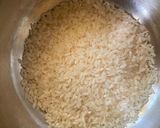 A picture of step 1 of Kancha Aam Pulao.