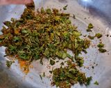 A picture of step 1 of Methi na shakkarpara.