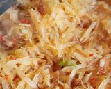 Foto langkah ke 4 dari resep Tumis pepaya muda pedas.