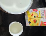 A picture of step 2 of Arabian mango pudding.