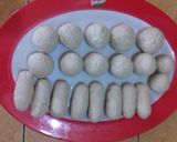 Foto langkah ke 5 dari resep Tahu bulat isi telur puyuh dan sosis.