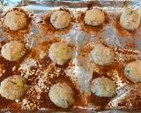 A picture of step 6 of Oven-Baked Potato balls.