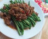 Foto langkah ke 3 dari resep Buncis Cah sapi ala Ta Wan simple.