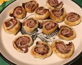 Une image de l'étape 6 de Feuilletés apéritif « escargots » au jambon blanc et moutarde à l ancienne.