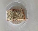 A picture of step 3 of Salmon with a miso paste and sesame seed crust.