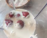 Foto langkah ke 3 dari resep Smoothies Stroberry.