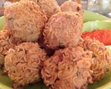 Foto langkah ke 2 dari resep Bola bola tahu rambutan sederhana favorit keluarga.