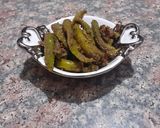 A picture of step 4 of Masala mirchi.