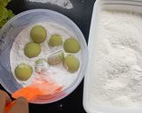 Foto langkah ke 8 dari resep Putri salju pandan susu.