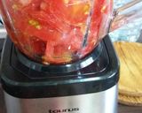 Foto del paso 1 de la receta Salmorejo de tomate con mejillones😋