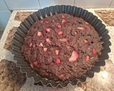 Foto del paso 6 de la receta: Torta de chocolate, avena y frutillas sin azúcar 🍓🍓🍫