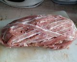 Une image de l'étape 3 de Pain de viande lardé Pasqual.