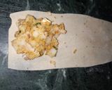 A picture of step 6 of Paneer cheesy parcel.