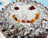 A picture of step 9 of Tutty fruity Cake.
