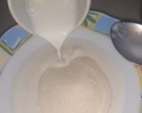 A picture of step 3 of Chocolate idli.