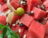 Foto del paso 6 de la receta: Postre de verano: Sandía y melón, con frutos secos