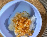 Foto langkah ke 3 dari resep Mpasi 9 bulan: bubur uduk udang.