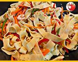 Foto del paso 5 de la receta: Pappardelle con gambas y soja