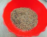 Foto del paso 1 de la receta: Galleta de linaza y chia en tostador!! Súper fit :D